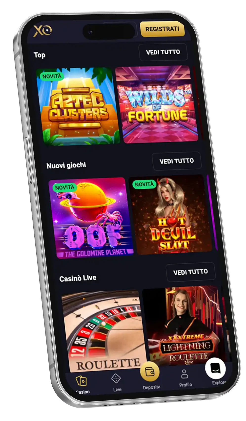 RollXO Casino app